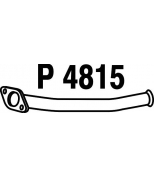FENNO STEEL - P4815 - Трубопровод выпускной PEUGEOT 206 1.4-1.6 00-